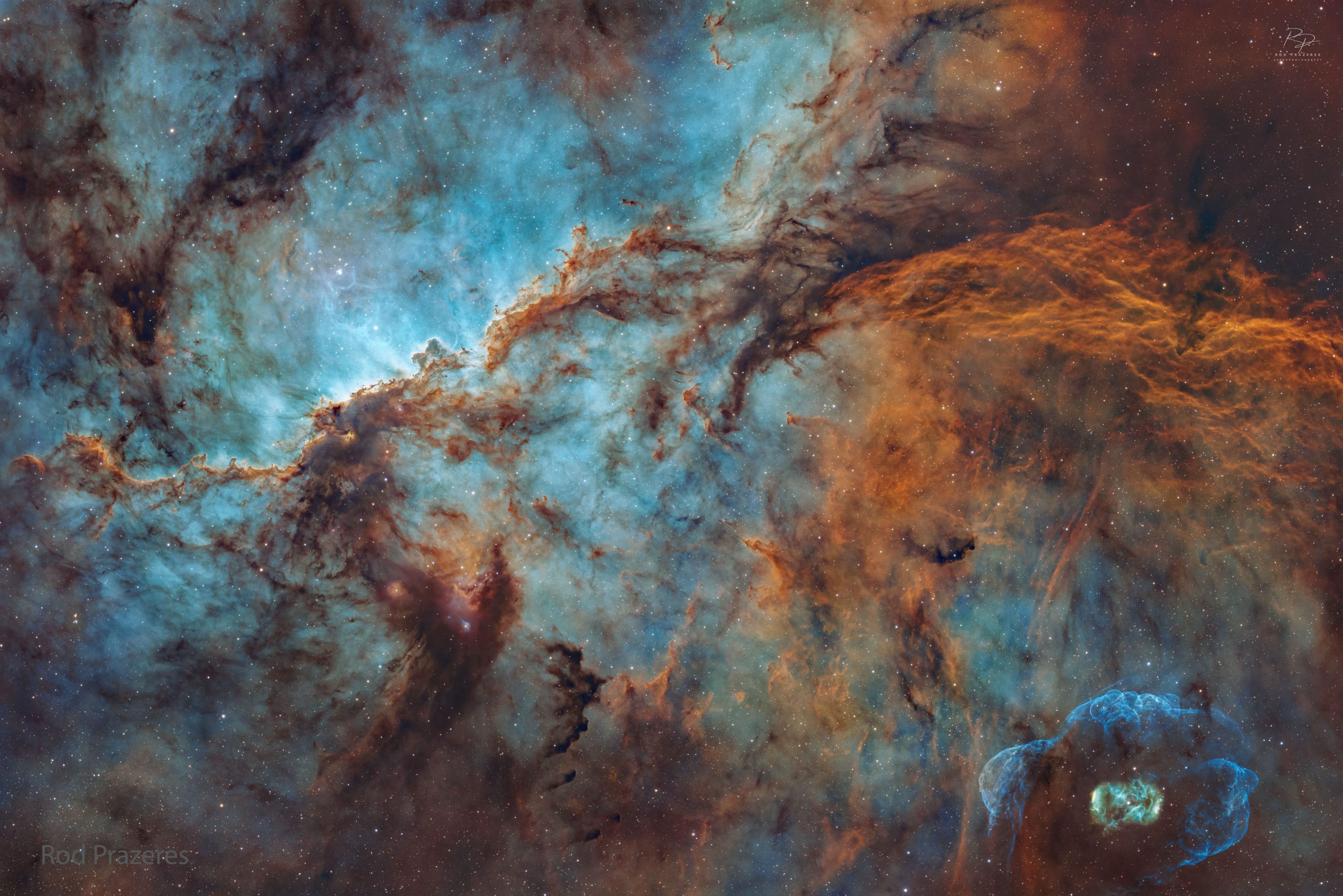 NGC 6188: اژدهایان آتشدان
